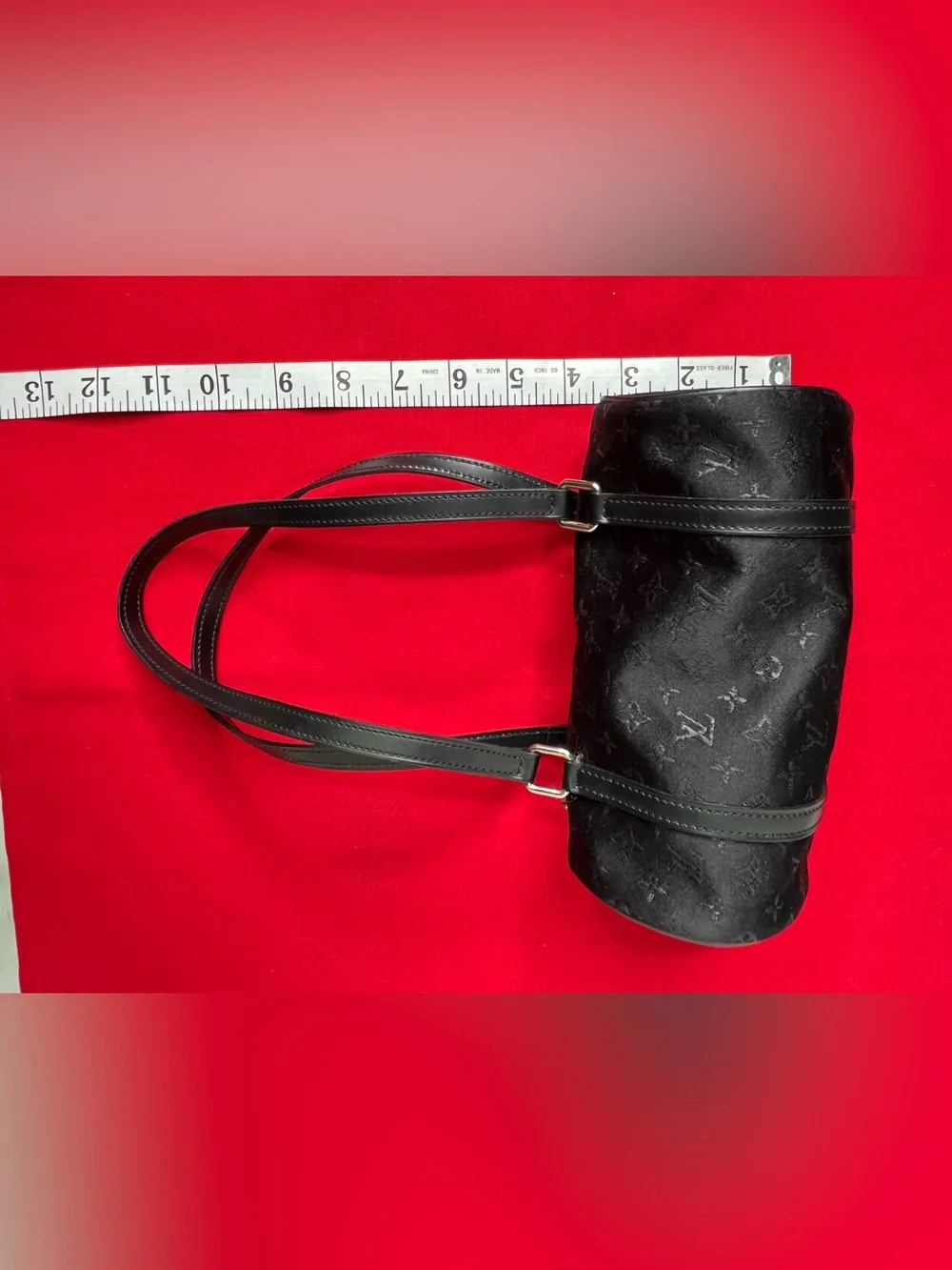 Louis Vuitton Little Papillon Black Monogram Barrel Duffel Bag Bag Mini Bag